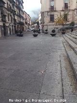 Plaza de Santa María. Línea de muralla